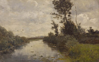 KS 146
          <br/>
          Vaart bij Kortenhoef ('een sloot')
          <br/>
          <em>Gabriel, Paul Joseph Constantin (1828-1903)</em>